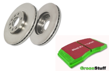 EBC Premium Disc + Greenstuff  für  Skoda Octavia 5E RS 220PS/230PS/184PS